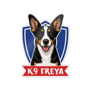 K9 Die-Cut Sticker - Personalized Police Dog - Service K9 Decal