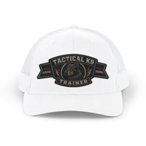 'Tactical K9' 'Trainer' Trucker Cap - Patch Look Snapback Hat