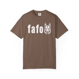 'FAFO' - Dog Trainer Handler Lover T-Shirt - Belgian Malinois - Comfort Colors 1717 - Custom Dogs
