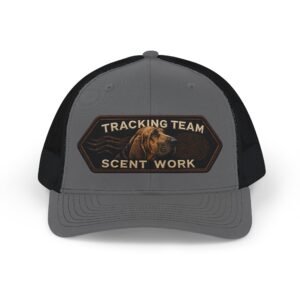 'Tracking Team' 'Scent Work' Trucker Cap - Patch Look Snapback Hat